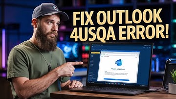 how to fix outlook 4USQA error (easy step by step)