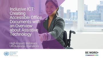 Inclusive ICT, creating accessible docs BOS Recording 20221115