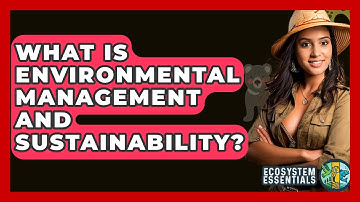 What Is Environmental Management And Sustainability? - Ecosystem Essentials