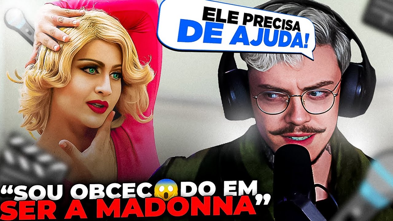 esse cara GASTOU $75MIL pra ser a MADONNA