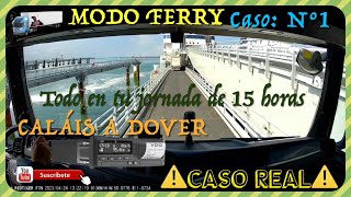 Tacógrafo en ferry cuándo y como? CASO N°1 #camion #camión#tacógrafo #ferry#barco #075