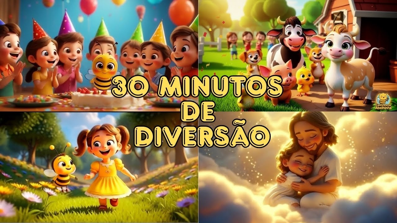 30 Minutos de Diversão com a Abelhinha 🐝 | Melhores Vídeos Infantis
