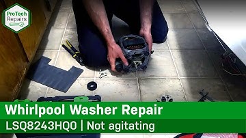 Whirlpool, Maytag & Roper Dryer  - Not agitating - Diagnostic & Repair