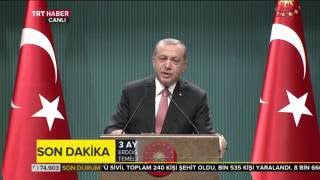 3 Ay Süreyle Olağanüstü Hal İlan Edi̇ldi̇