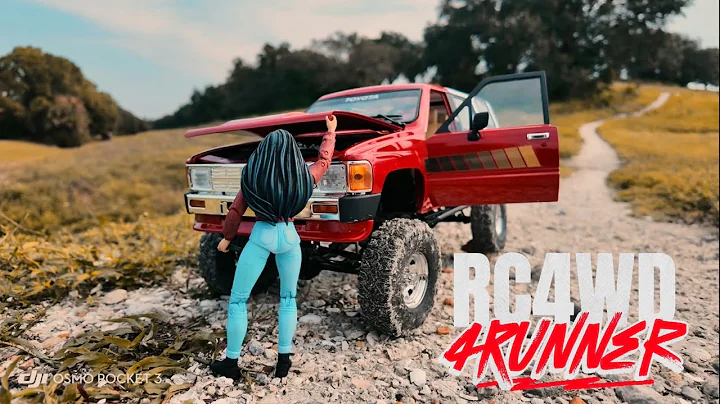 RC4WD 1985 Toyota 4Runner 4x4 RC Crawler on the trail.