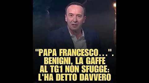 Benigni e la gaffe al Tg1, scoppia la polemica: cos’è successo ⤵️⤵️ #robertobenigni