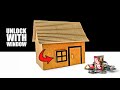 How To Make A Secret House Unlock With Window !!!