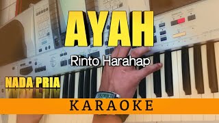AYAH - RINTO HARAHAP | KARAOKE LIRIK HD Technics KN2400