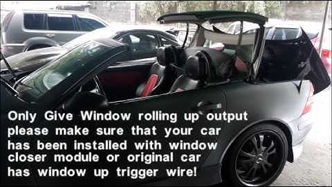 smart car alarm security product working effect demostration after installation