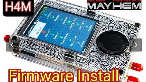 H4M/H2M - HackRf Portapack - Firmware Update , SD Card