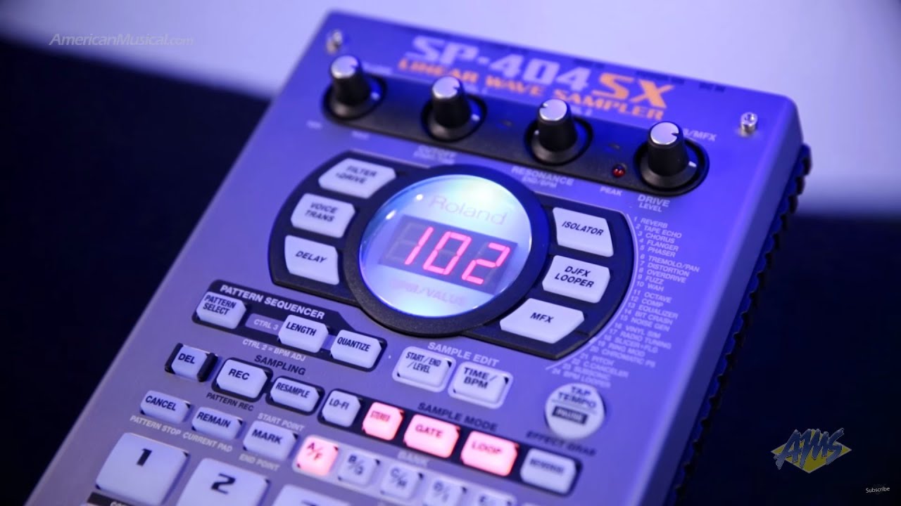 Roland SP404SX Sampling Workstation Roland SP404SX YouTube