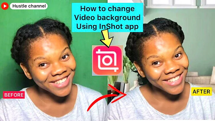 How to change video background using InShot app #howtochangevideobackground #greenscreeneaffect #diy