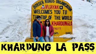 RoadTrip 2021: Ladakh Series | EP03: Leh to Khardung La | Highest Motorable Road | Roving Couple