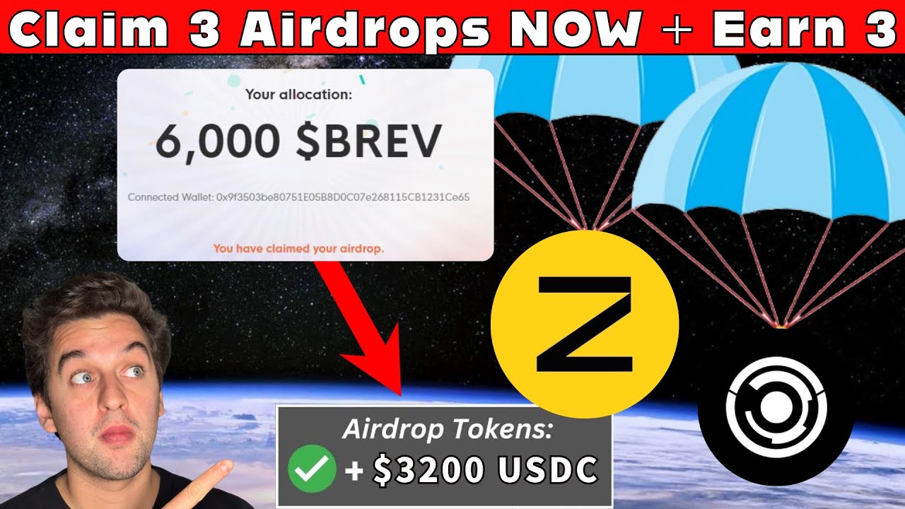 Claim 3 Airdrop + Earn 3 Airdrops - DO THIS NOW