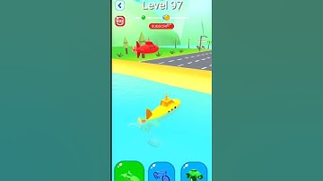 🔥Shape Shifting & Transform The Character Level-97 🔥😆#shorts #gameplay #trending #thefireaghori