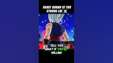 Beast Gohan Is Too Strong Lol 🤯 #crashout #beastgohan #sparkingzero #dragonballz #dbz