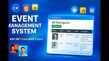 Best Event Management System using ASP.NET Core MVC