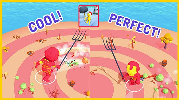 SMASHERS. IO - FUN IO games - Gameplay Walkthrough Level 71 to 80 || All Levels by unlock puzzles