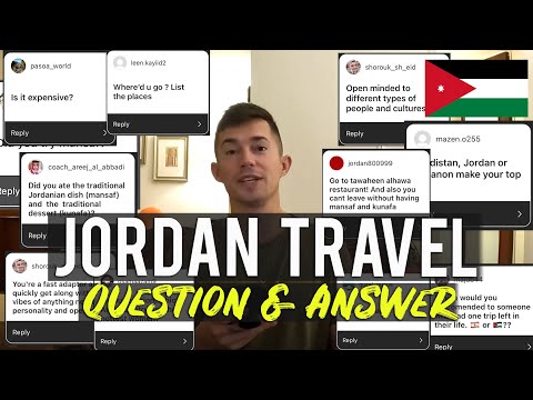 My experience traveling JORDAN Q&A 🇯🇴 تجربتي بالسفر في الأردن, سؤال و جواب