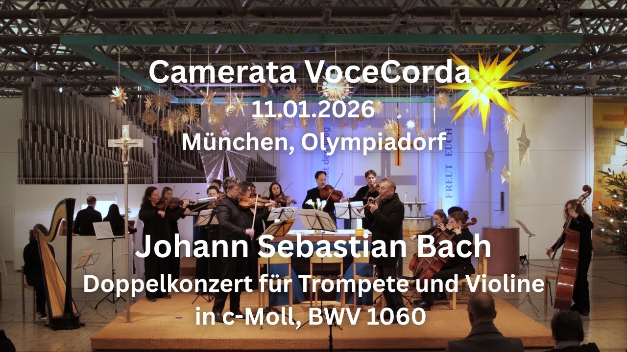 J.S. Bach: Doppelkonzert für Trompete und Violine in c-Moll | Camerata VoceCorda 11.01.2026