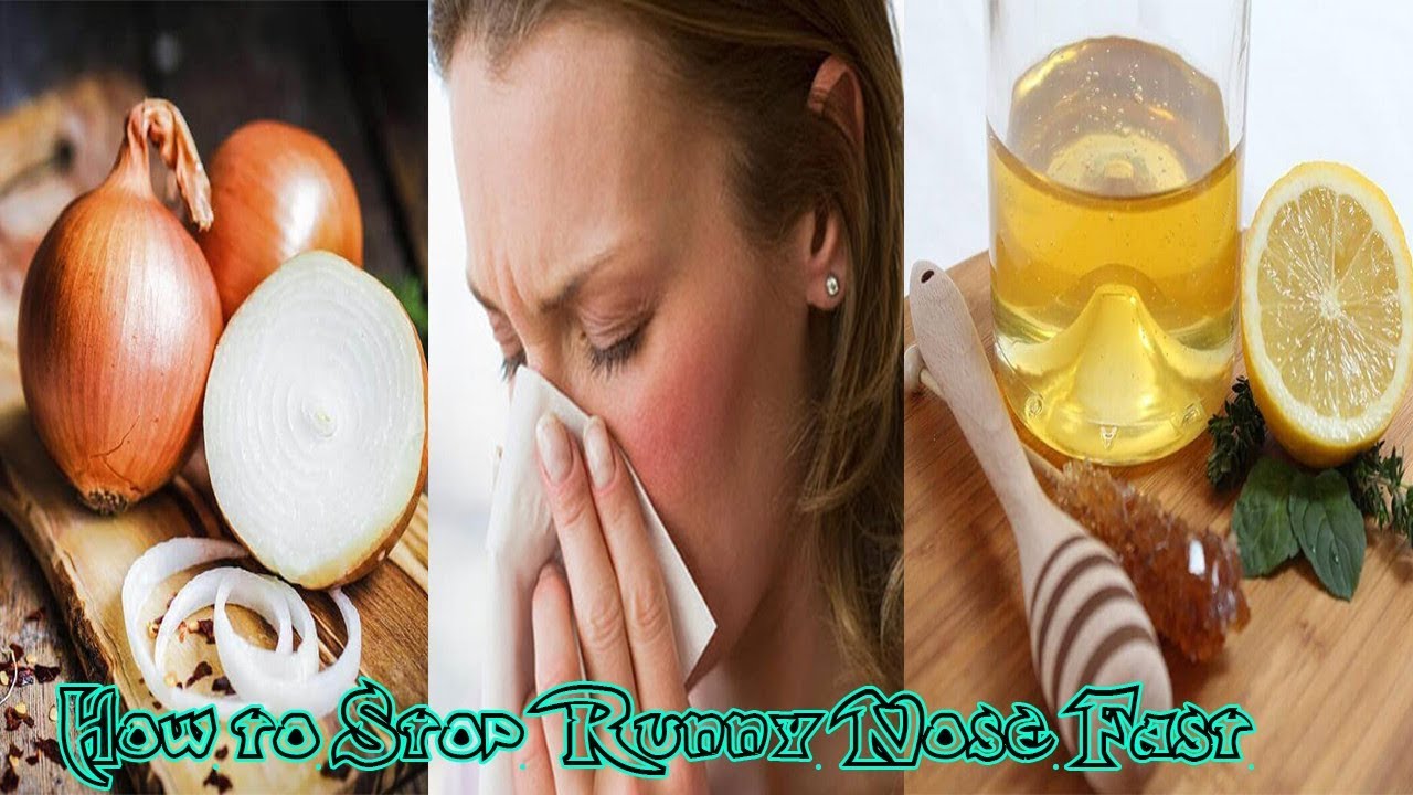 How to Stop Runny Nose Fast 2 best natural home remedies