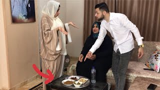 عزمت حماتها علي الفطار في رمضان جبتلها فول وطعميه والسبب غريب جدا😱 شاهد رد فعل الزوج !