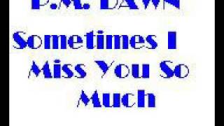 P.M.DAWN - Sometimes I miss you so much(Al.B Sure!-Nite & Day) chords