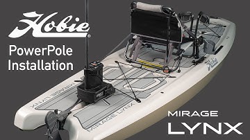 Hobie Mirage LYNX | POWER-POLE MICRO INSTALLATION | The Ultimate Shallow Water Fishing Anchor