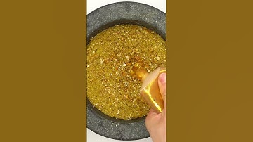 Expensive Gold Face Mask ASMR