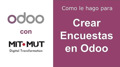 Creando encuestas en Odoo.