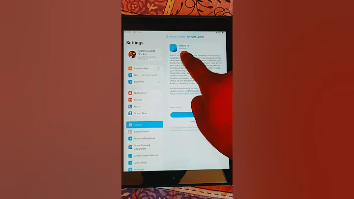 IPadOs 18 Update || Apple iPad latest OS 18 Update || #ipad #ipad #iphoneupdates #iphoneicloud #os18
