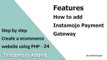 Step by step create an eCommerce website using PHP - Part 24 (Instamojo Payment Gateway)
