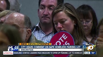 Encinitas City Council votes in favor of safe parking lot for homeless