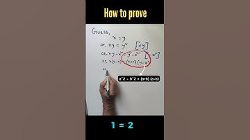 1 = 2 How | Breaking The Rules Of Mathematics #shorts #maths #viral