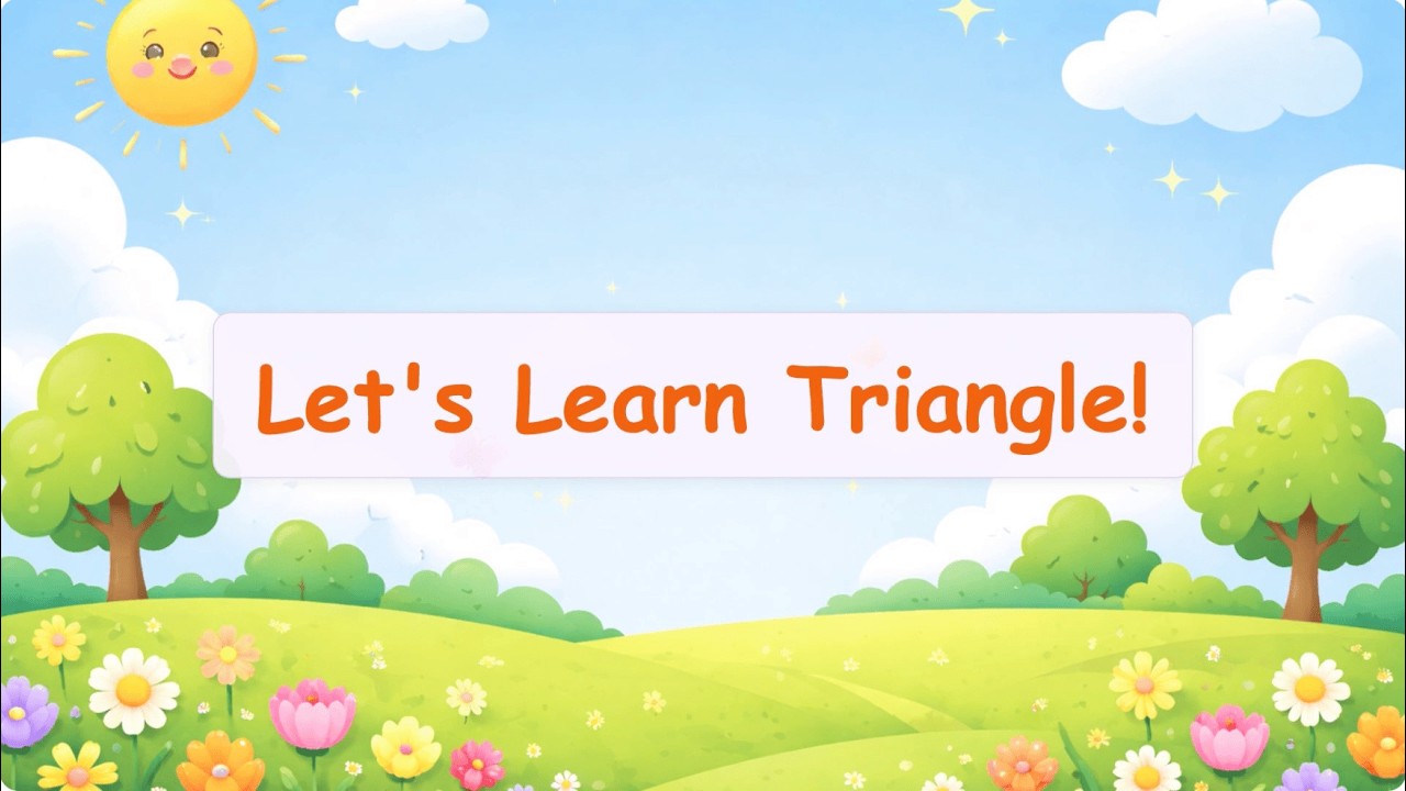 Let’s Learn Triangle 🔺 | Shapes for Kids | Toddler Learning Video | Puzzle Sprouts
