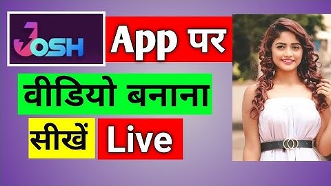 josh app par video banane ka tarika | how to create own video in josh appe | #joshapp