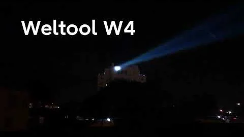Weltool W4 LEP Flashlight Beam