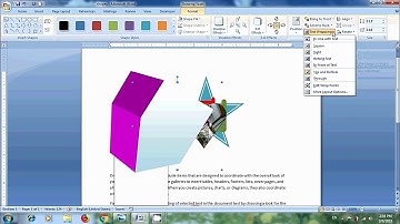 Word 2007: How to format shapes in word (Part – 2)