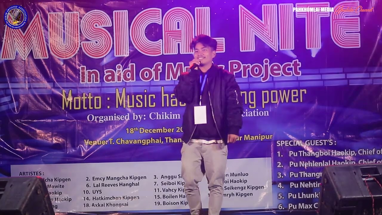 Boison Kipgen Stage Performance  2nd CHIKIM ARTISTES ASSOCIATION CAA MUSICAL NITE   2021