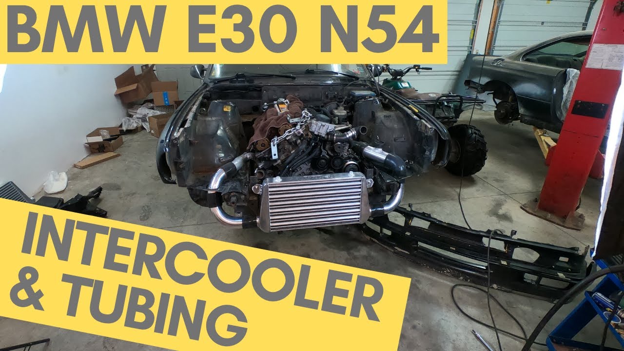 Part 15 Finally! The Intercooler Setup Is Realized On This E30 N54