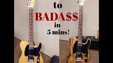 HOW TO "UNLEASH YOUR TELECASTER" (COMFORT MODS)