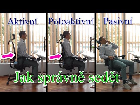 Video: Jak Správně Sedět U Stolu