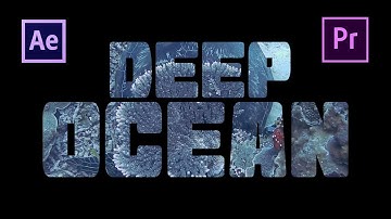 TRANSPARENT movie TITLE, INTRO or TEXT tutorial for after effects and premiere pro