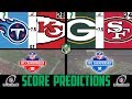 NFL Conference Championship Score Predictions 2020 (NFL ...