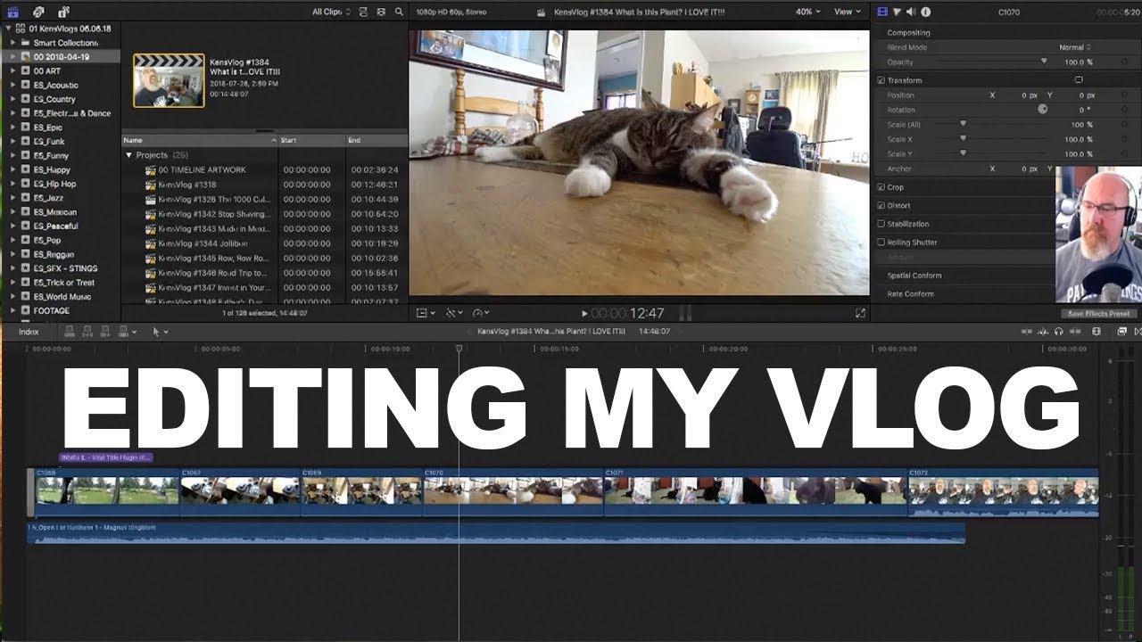 Editing My Vlogs in Final Cut Pro X