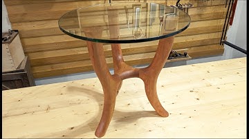 How I Made a Sculpted End Table | Woodworking + Furniture Design