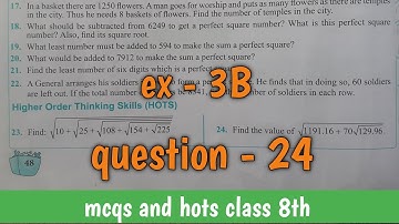 question number 24 | ex 3B class 8th | composite maths | S chand maths | @NTRsolutions