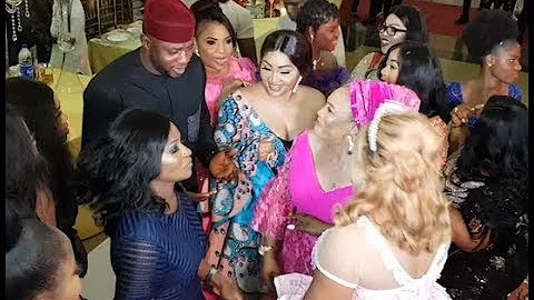 Odunlade Adekola, Laide Bakare & Mercy Aigbe Dance with Kemi Afolabi at her all star Birthday Party