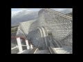 Retro Colossus Roller Coaster POV Six Flags Magic Mountain 1980s Wooden Rollercoaster