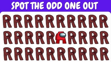 Alphabet Lore Quiz | Find The Odd One Out | Solve The Maze | Find Three Difference
